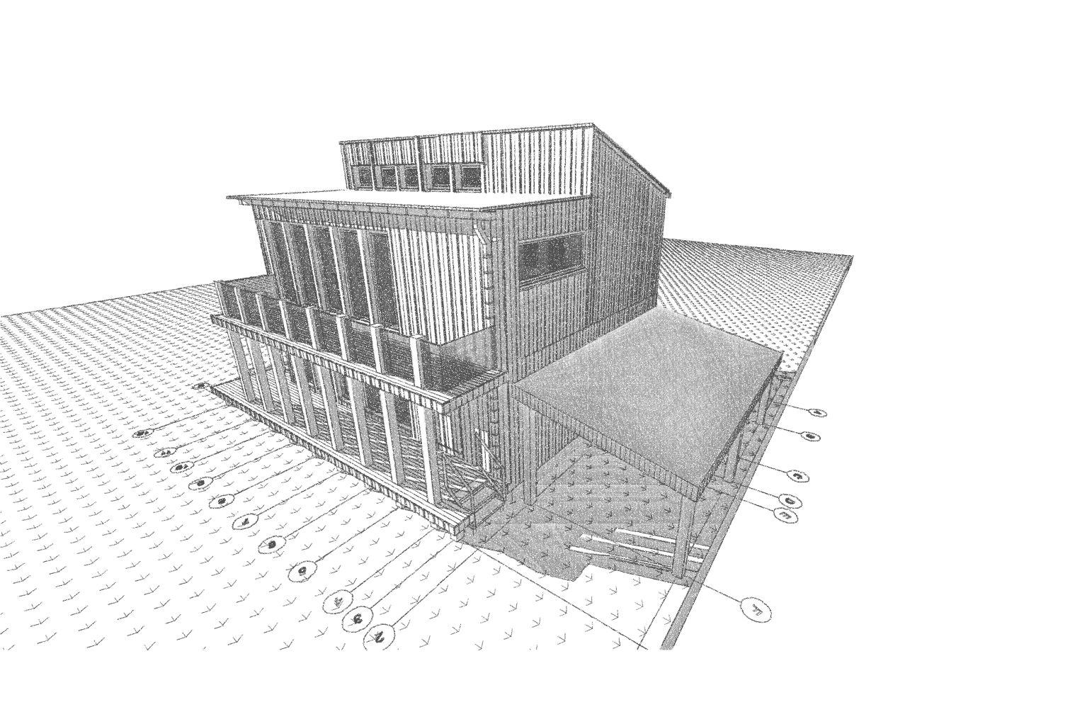 Neubau eines Einfamilienhauses