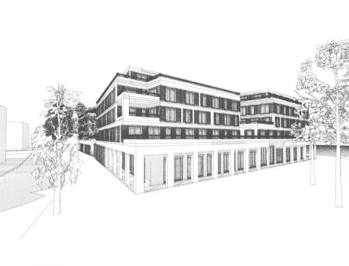 Neubau eines Wohn- und Geschäftgebäudes